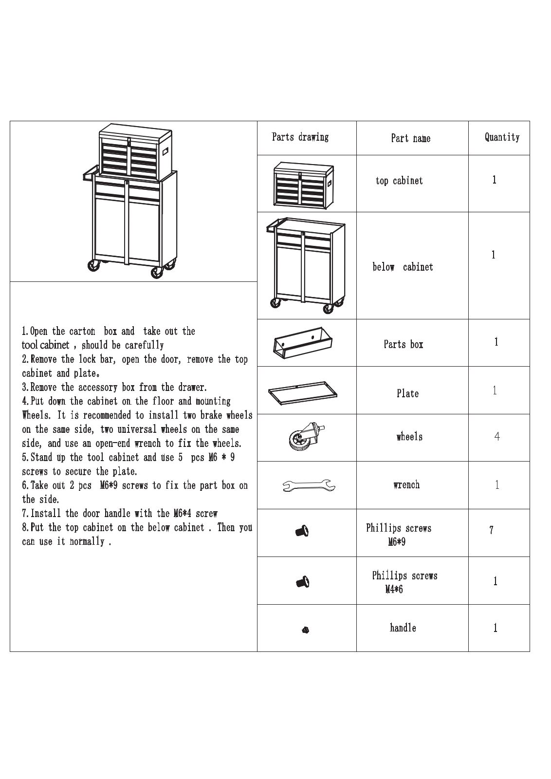 Tassi FSSI1045 Installation & Assembly - ManualMachine.com