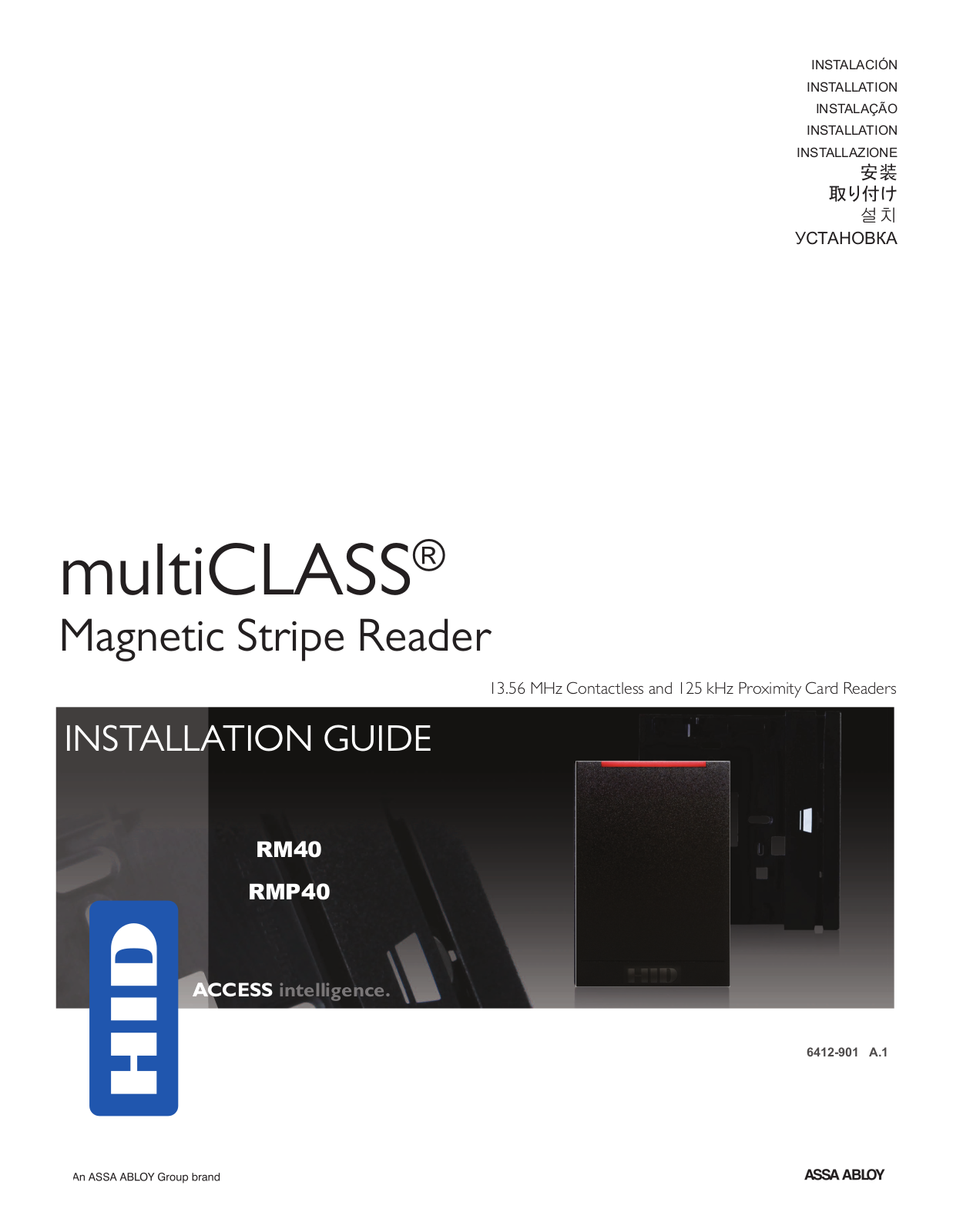 HID multiCLASS Magnetic Stripe Installation Guide