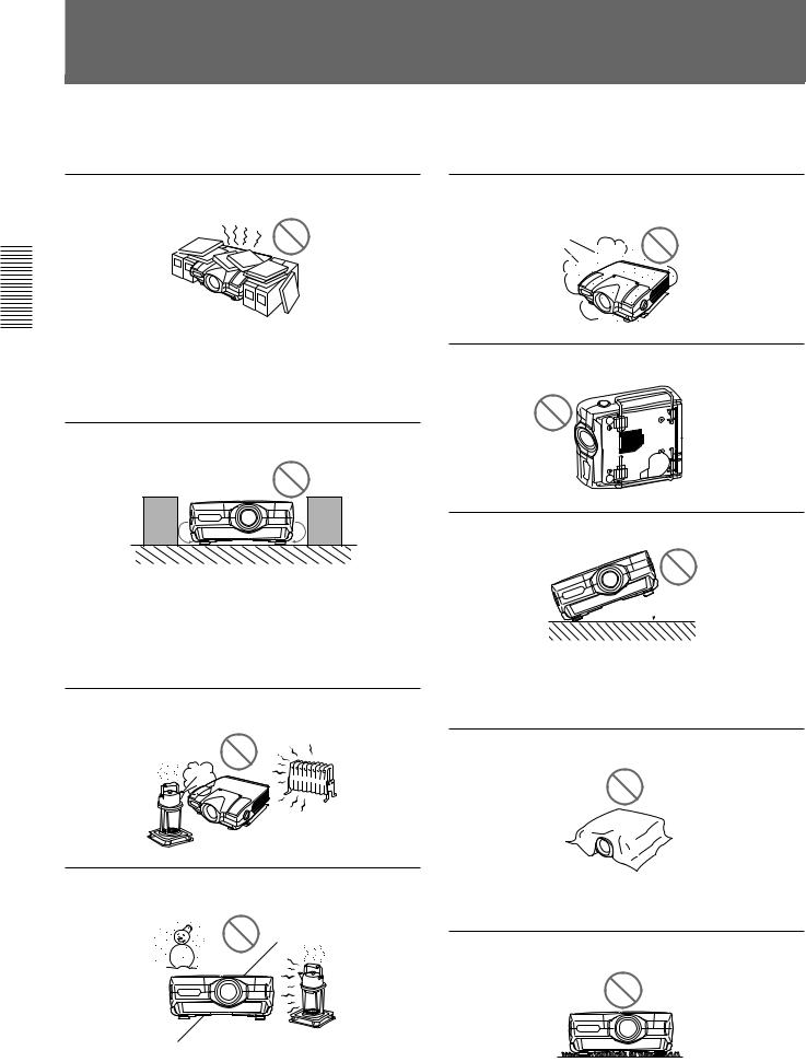 Sony VPL-FX200U, VPL-FX200E, VPL-FX200M Operating Instruction