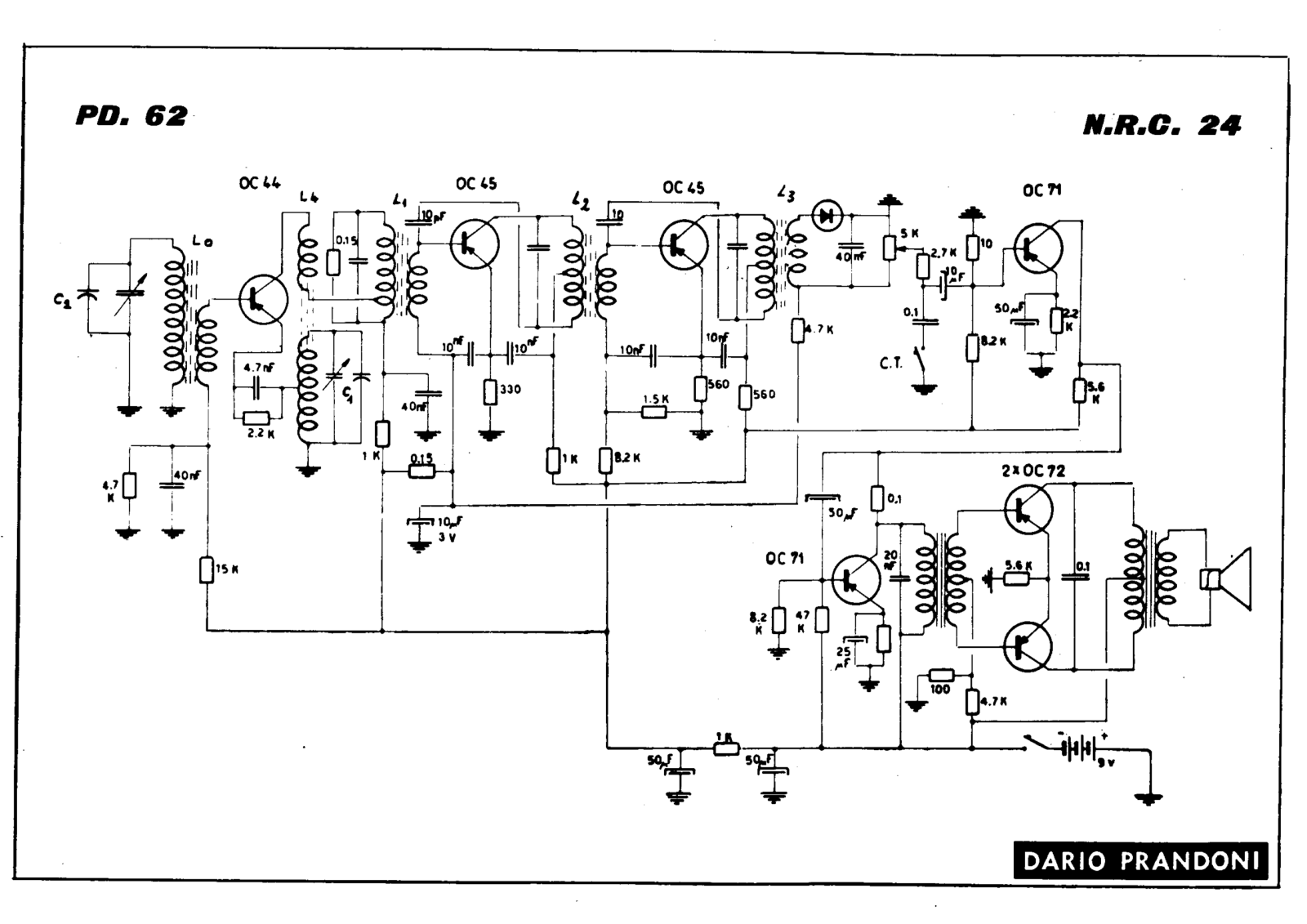 Trans Continents Radio nrc24 pd62 schematic - ManualMachine.com