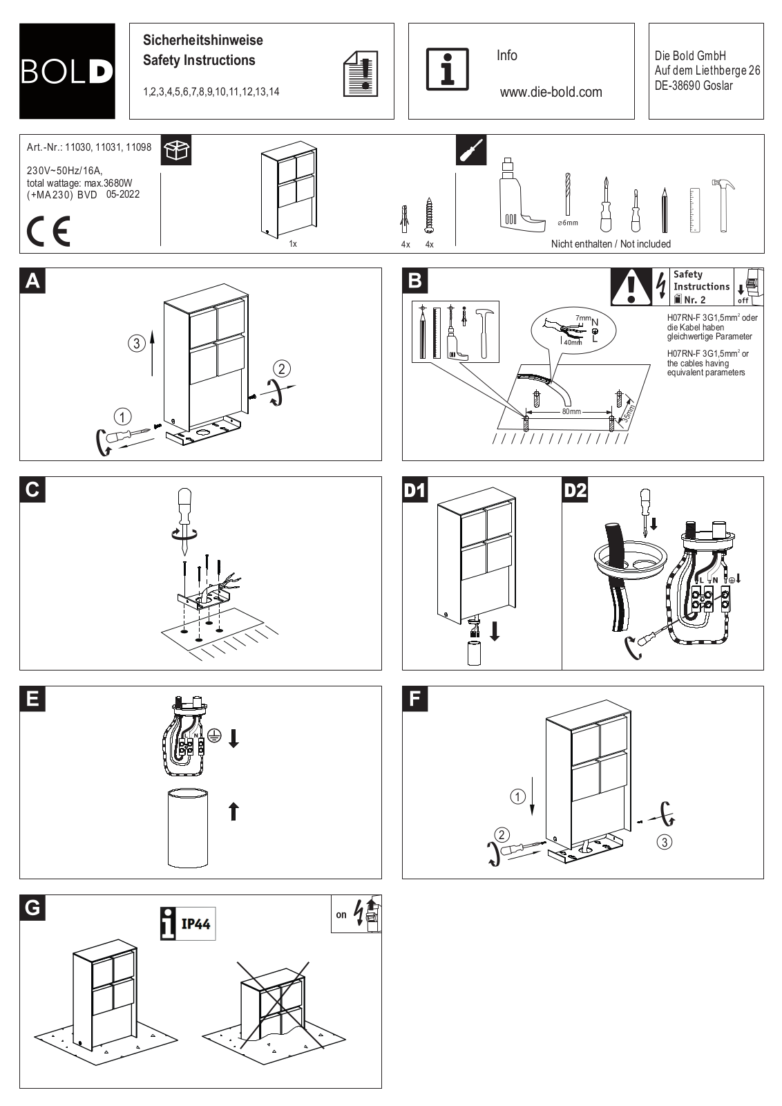 DieBold 11030, 11031, 11098 Instruction manual - ManualMachine.com