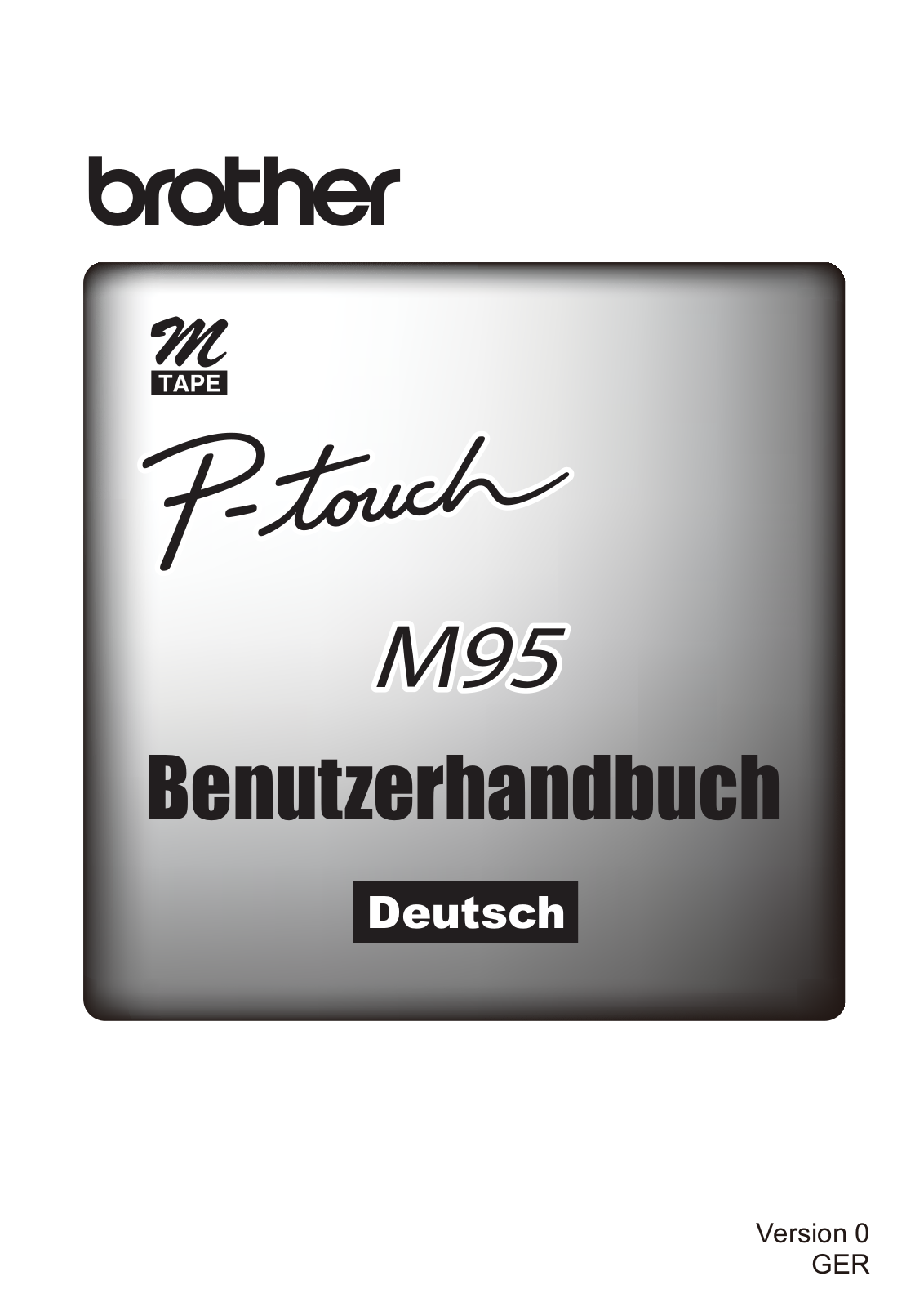 Brother P-touch M95 User Guide