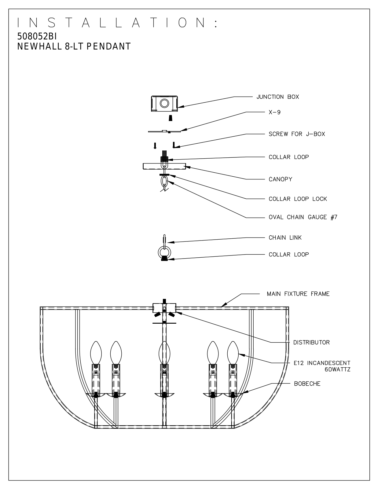 Kalco 508052BI Assembly Guide - ManualMachine.com