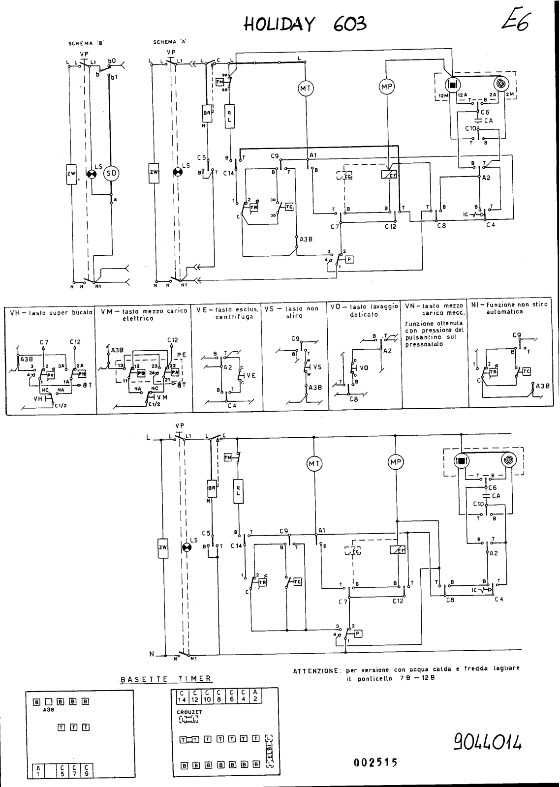 Candy Holiday 603 Schematic