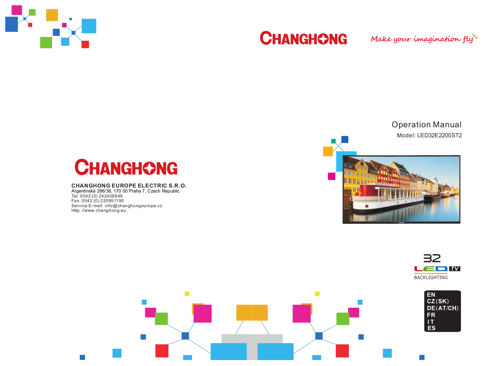 Changhong Electric LED32E2200ST2 Operation Manual