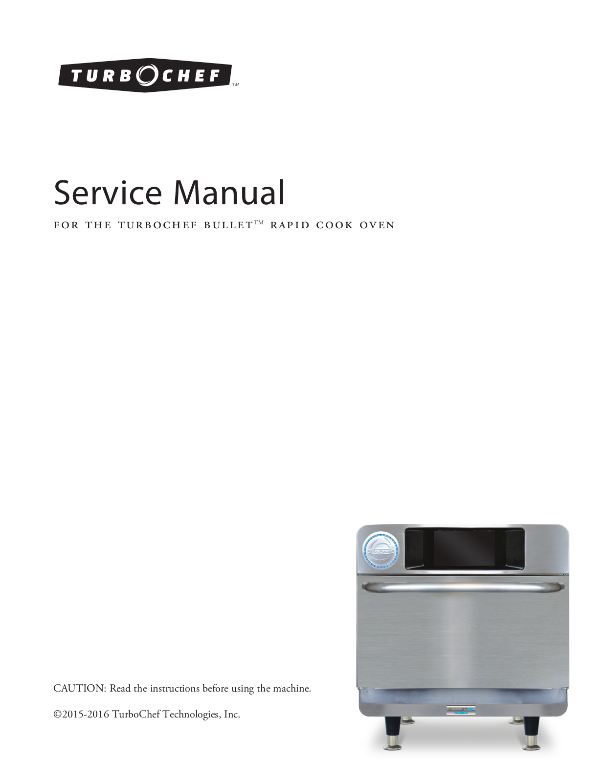 TurboChef BULLET Service Manual