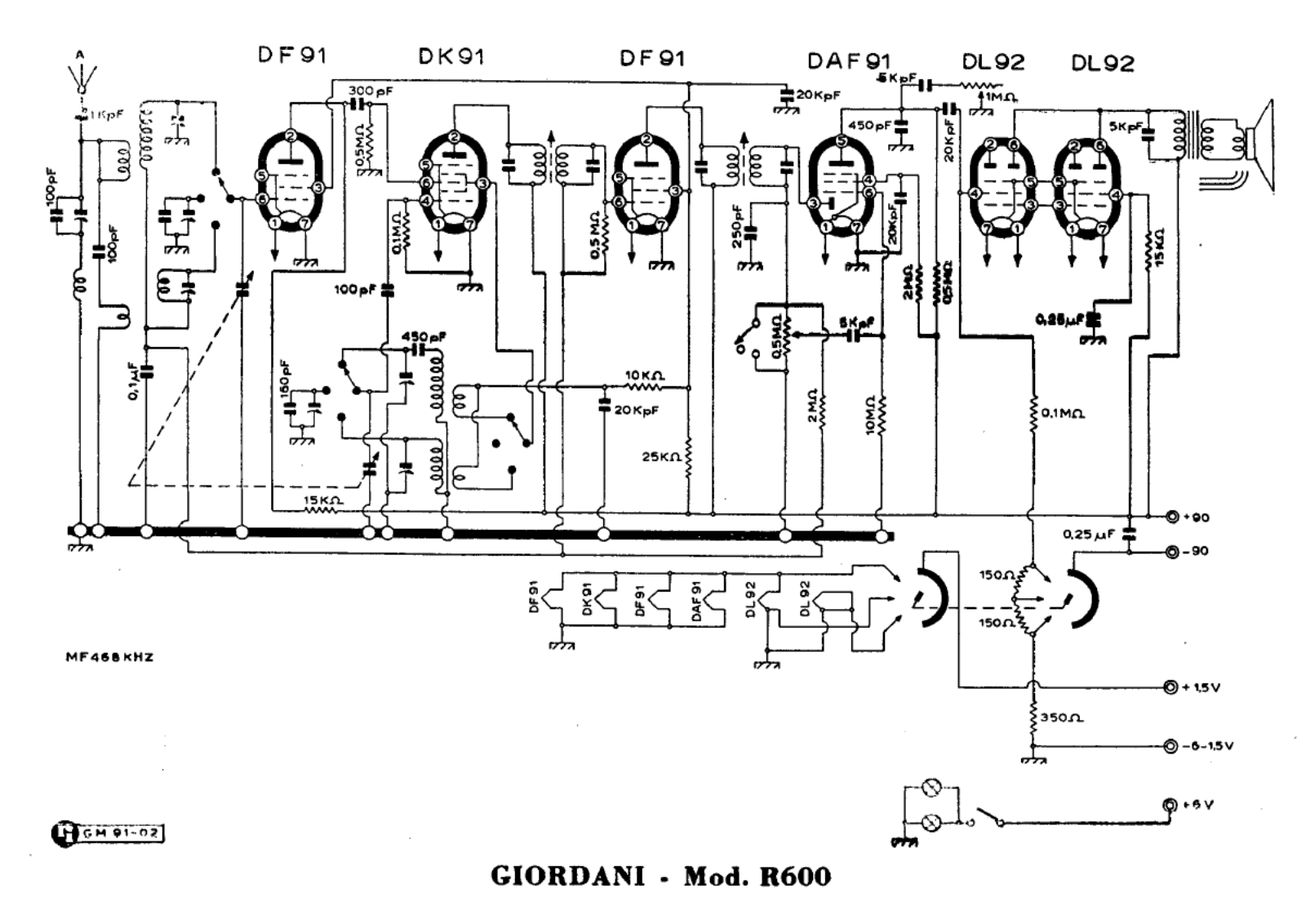 Giordani r600 schematic - ManualMachine.com