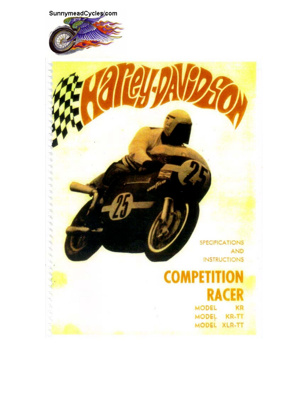 Harley Davidson KR-XLR Racer Manual