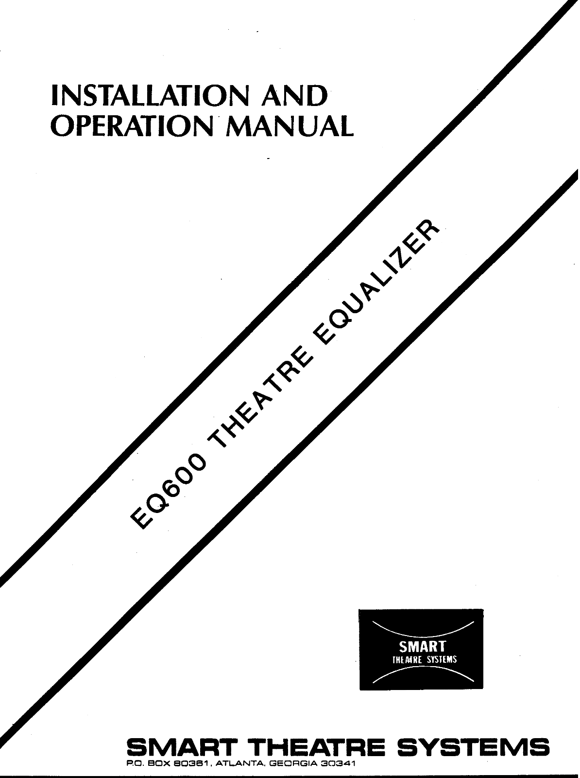 Smart EQ600 INSTALLATION Manual