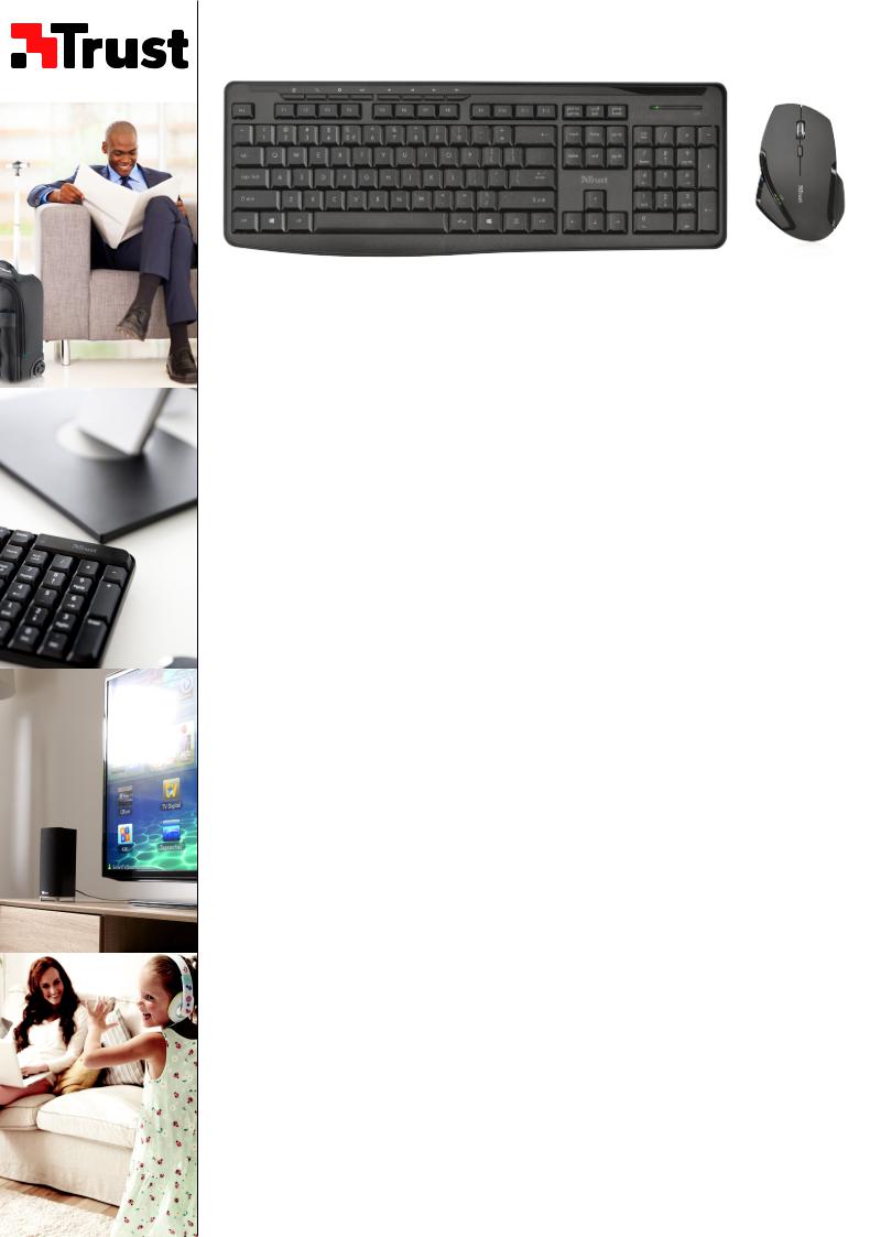 Trust Evo Silent Wireless Keyboard with mouse DE User Manual