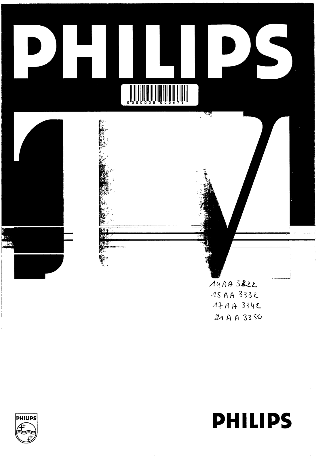 Philips 17AA3342, 15AA3332/08B, 14AA3322/08B, 14AA3322/40B User Manual