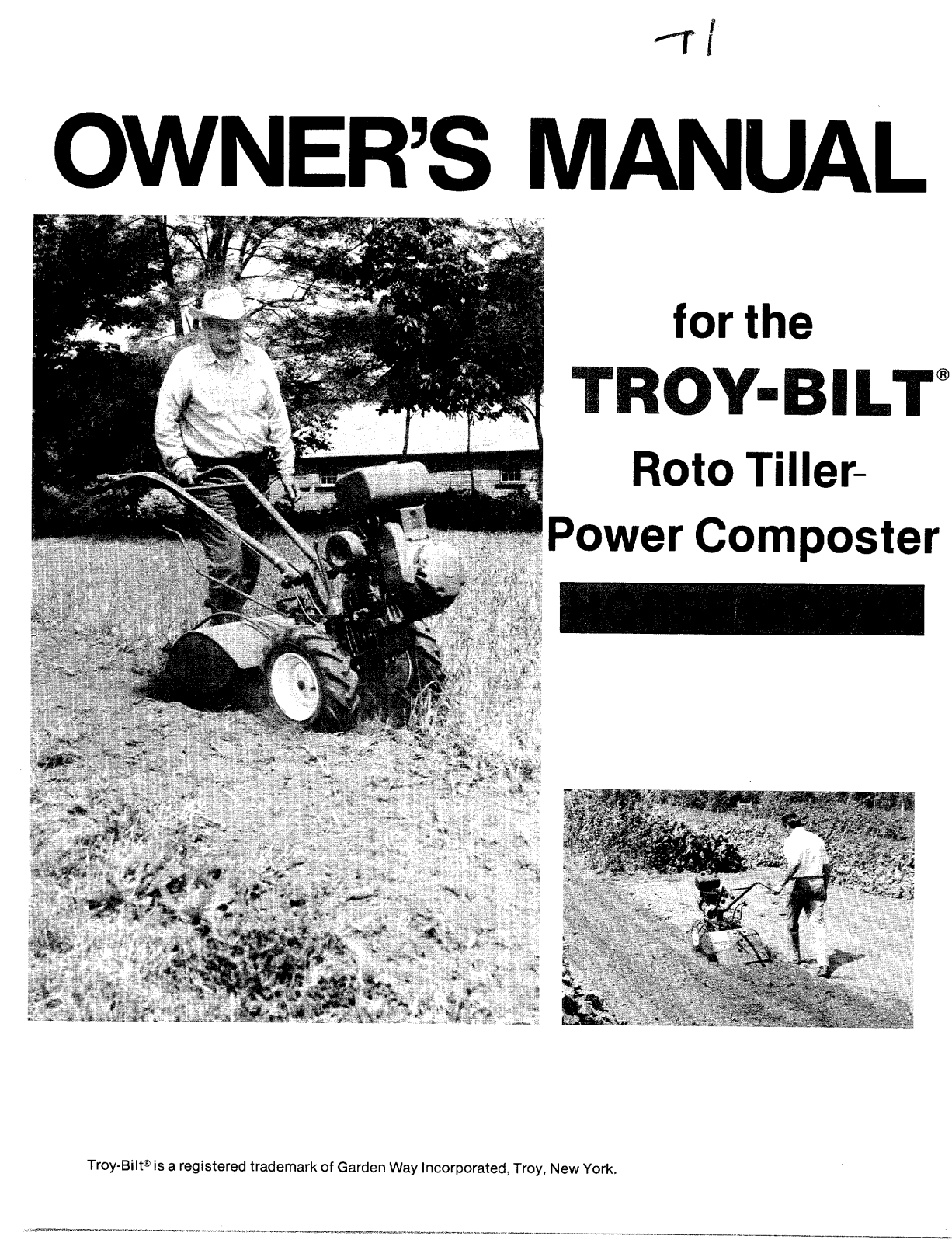 troy-bilt HORSE I PARTS MANUAL