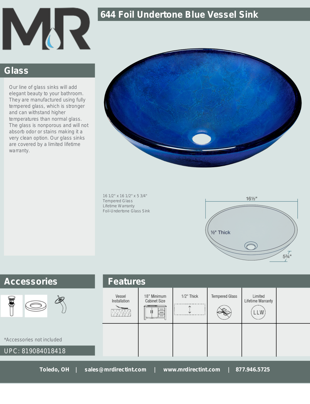 MR Direct MRDR1460 Specifications & Dimensions - ManualMachine.com