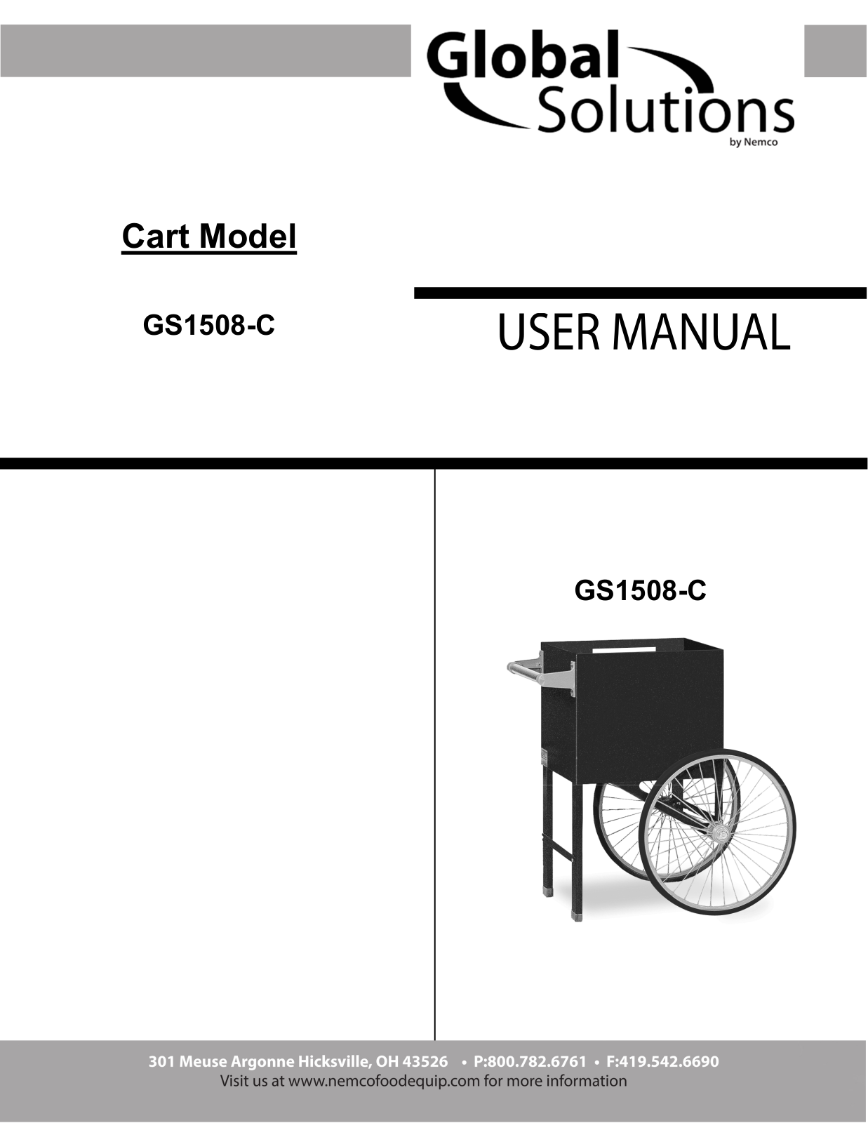 Nemco GS1508C User Manual