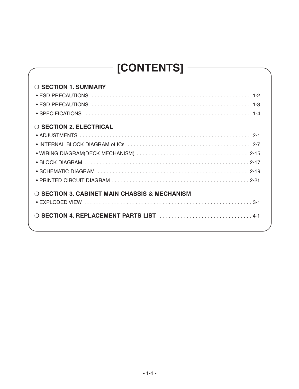 LG TCC-9420 Service manual