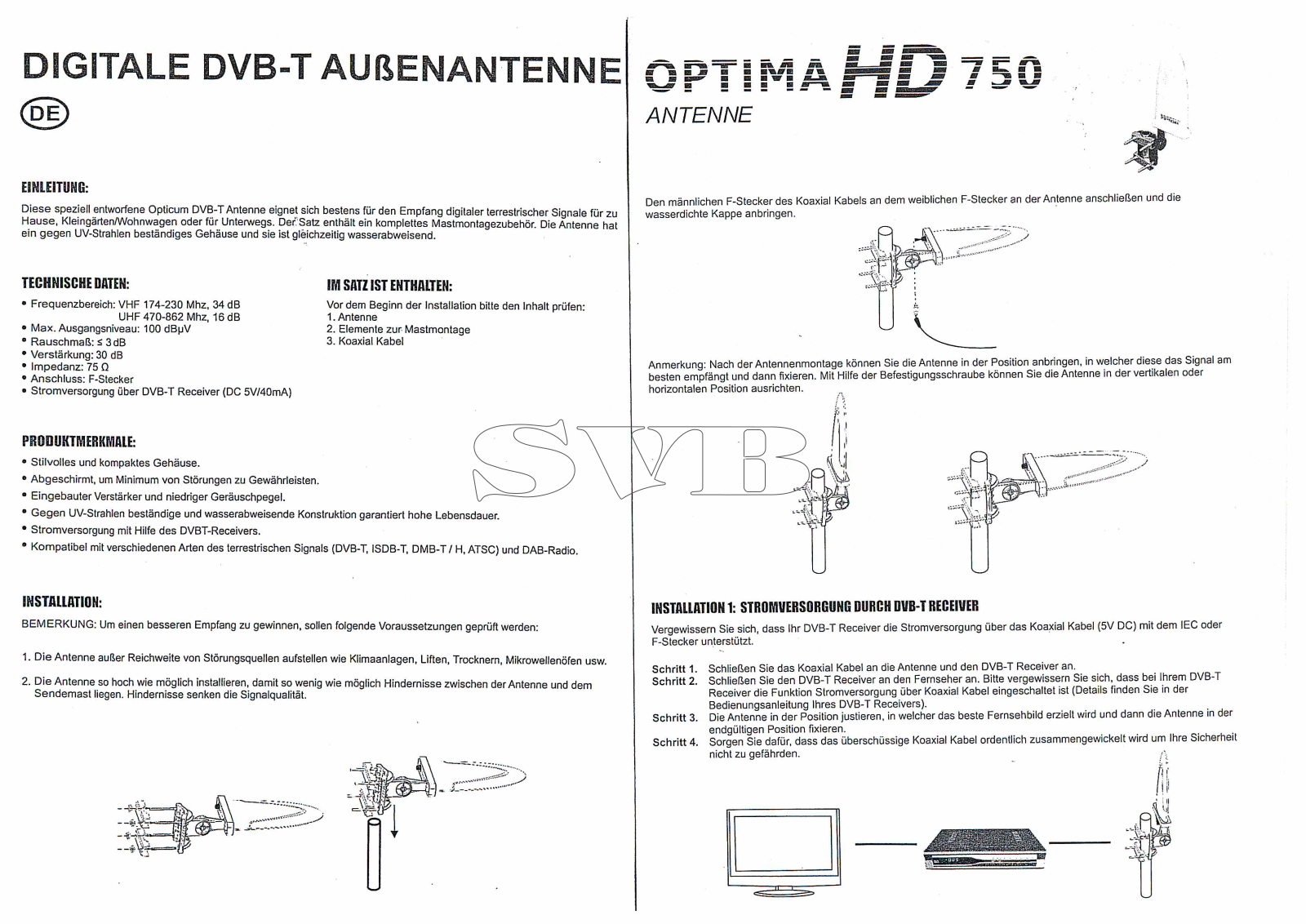 OPTICUM Optima HD 750 User guide - ManualMachine.com