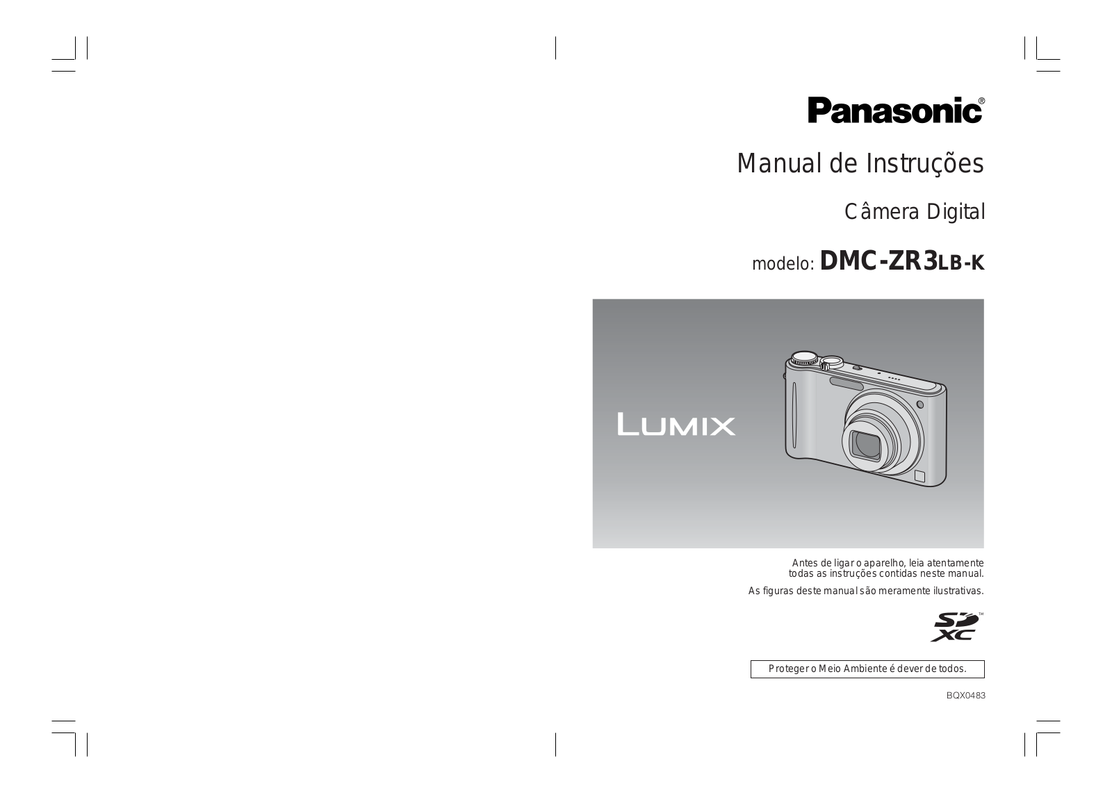 Panasonic DMC-ZR3LB-K Operating Instruction