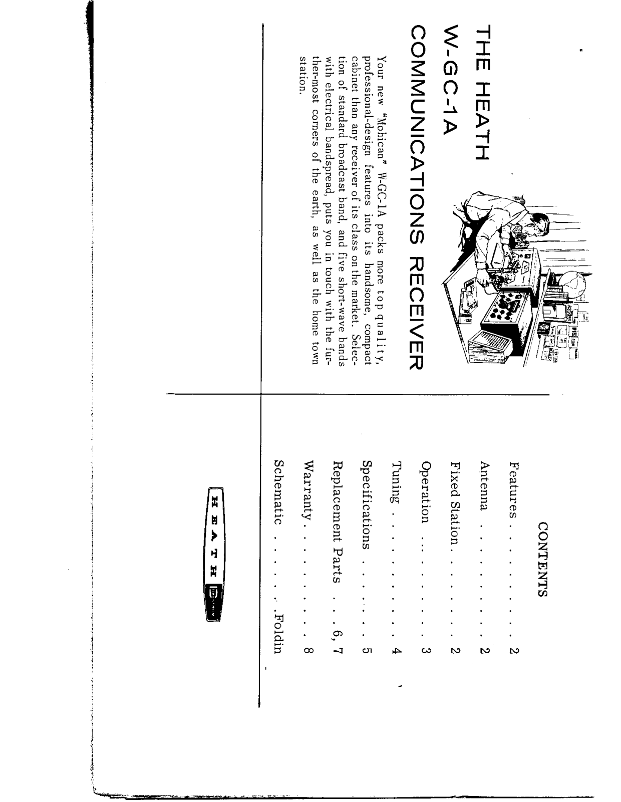 Heath Company W-6-C-1-A Schematic