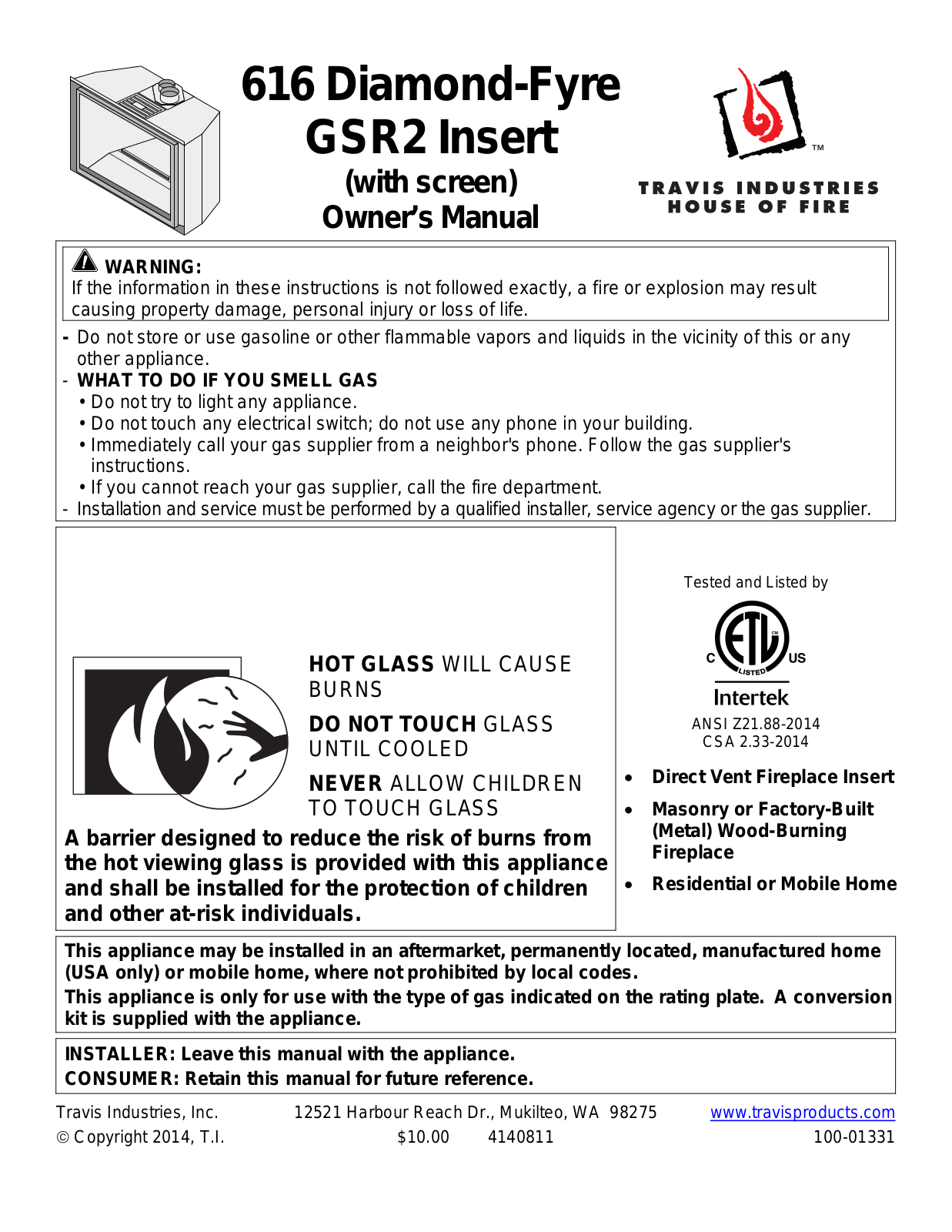 Avalon Firestyles Diamond-Fyre User Manual