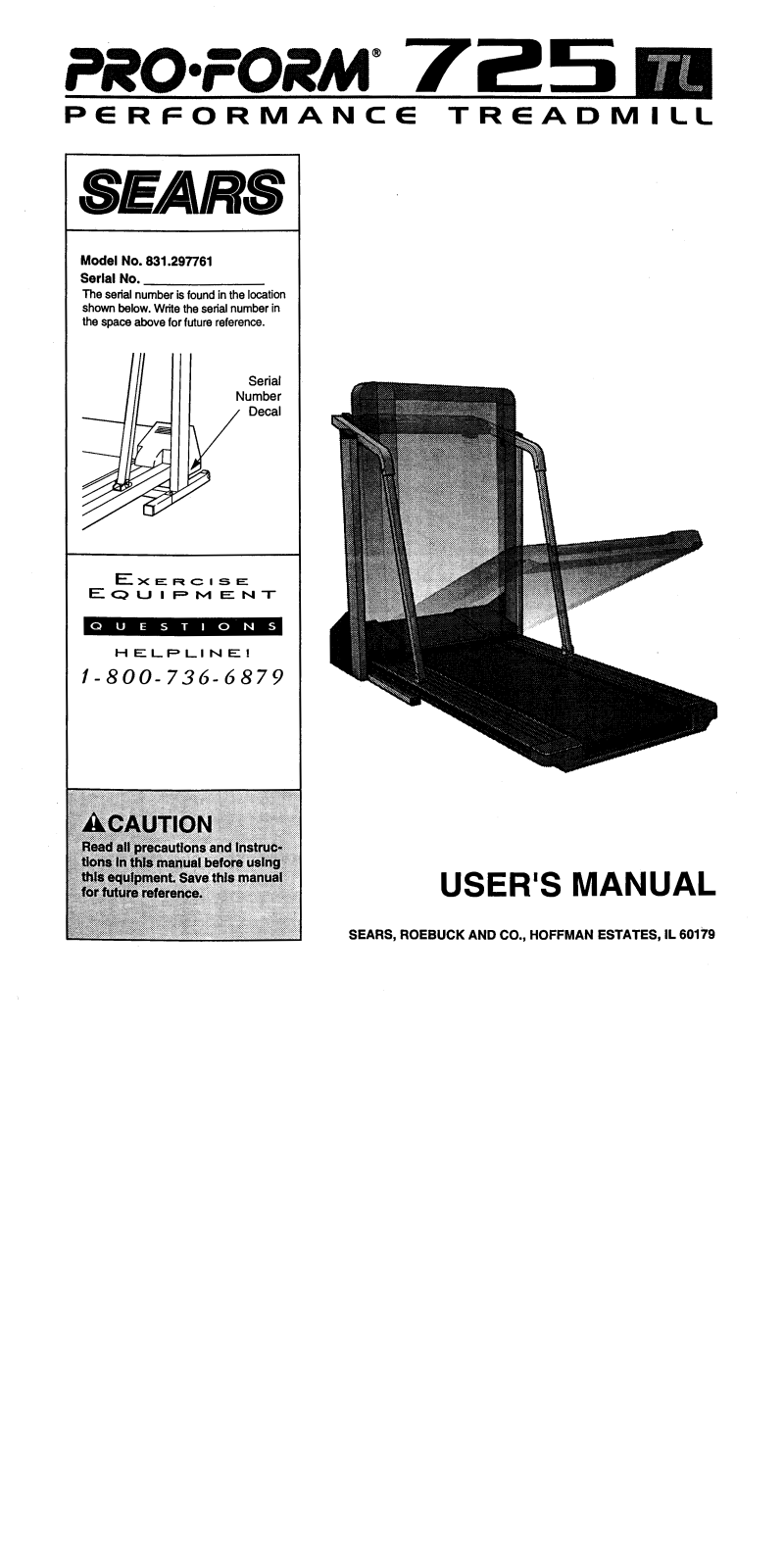 ProForm 297761 User Manual