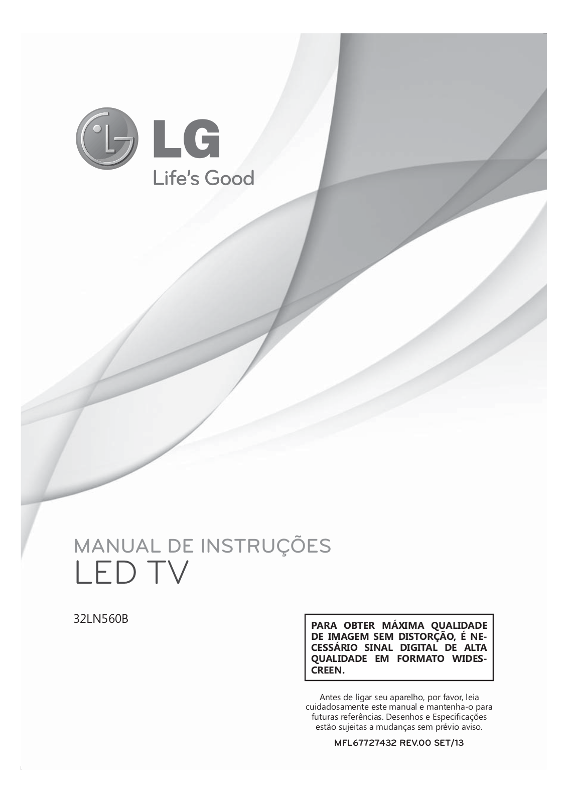 LG 32LN560B User manual