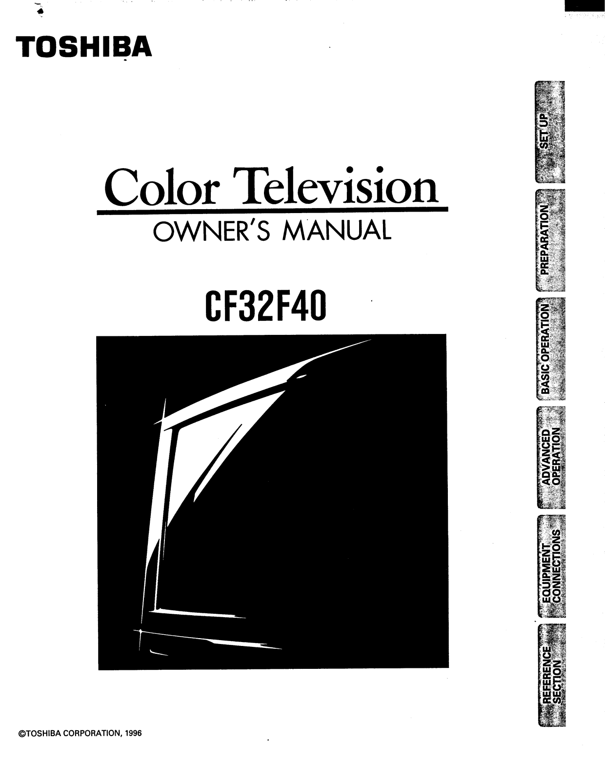 Toshiba CF32F40 Owner's Manual