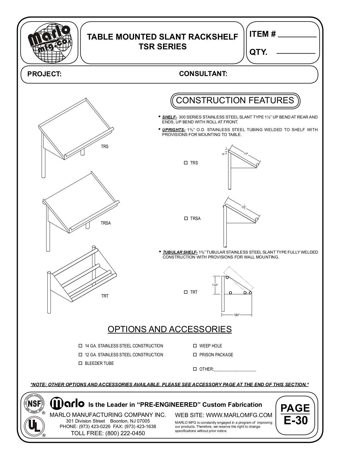 Marlo TRT User Manual