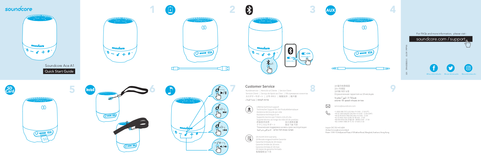 Anker Innovations A3151 quick start guide