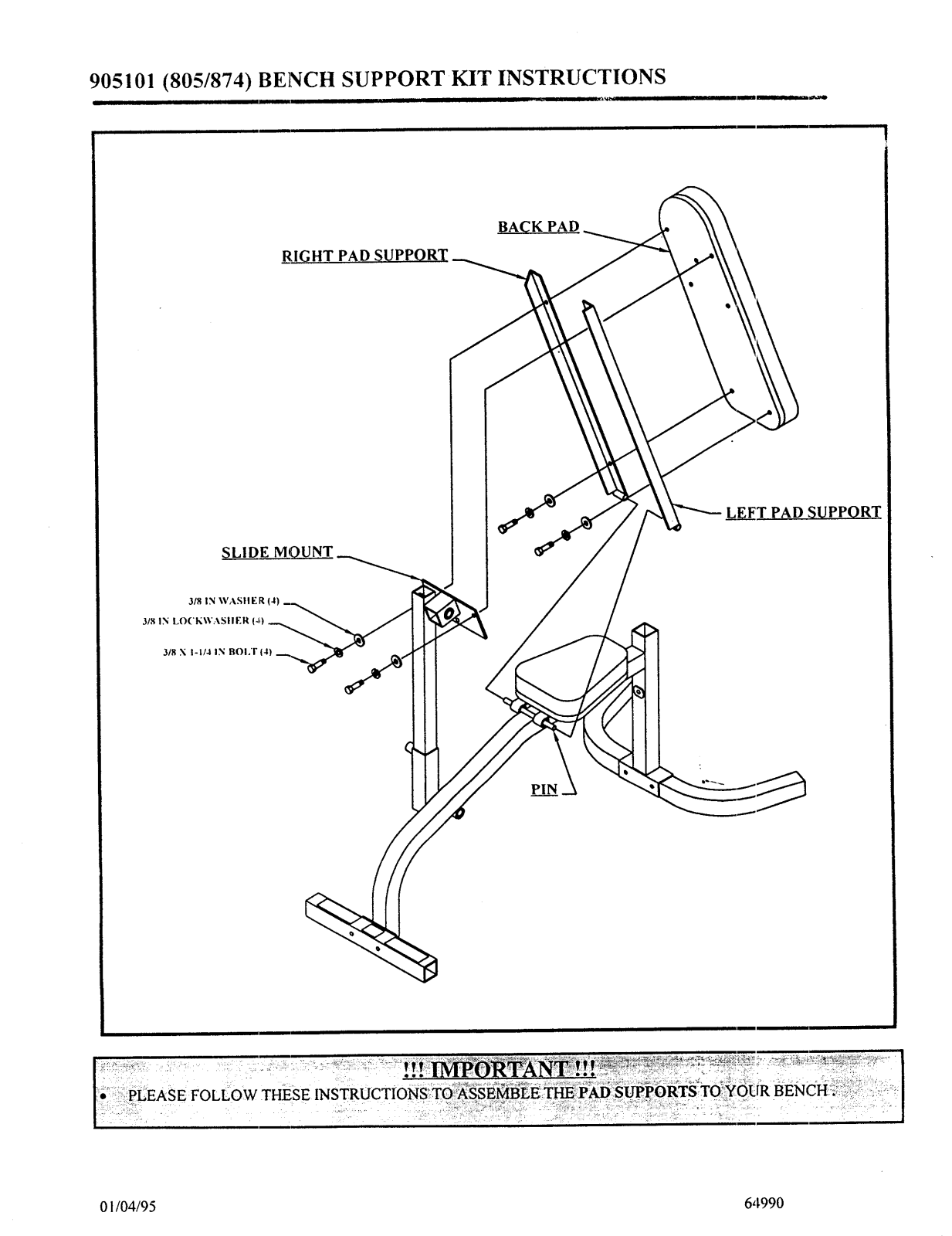 Life Fitness Bench Support User Manual - ManualMachine.com