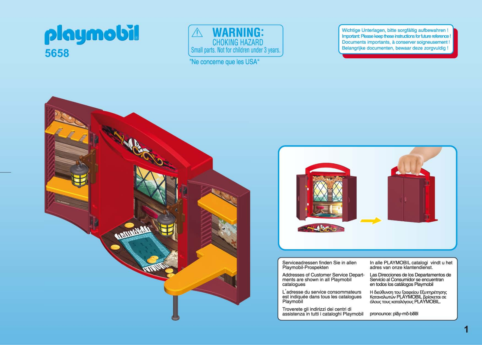 Playmobil 5658 Instructions