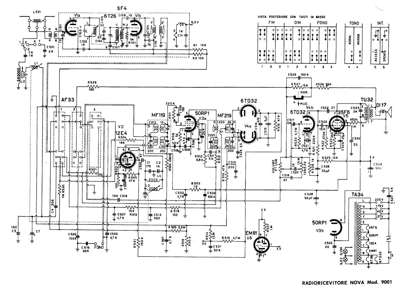 Nova 9001 schematic