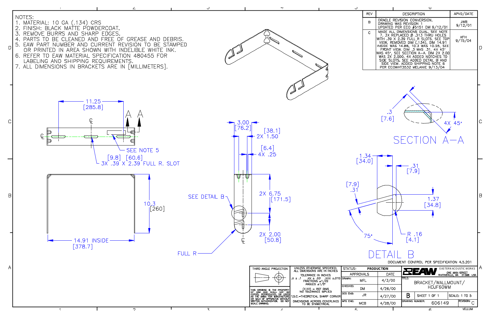 EAW KIT JF60 Service Manual