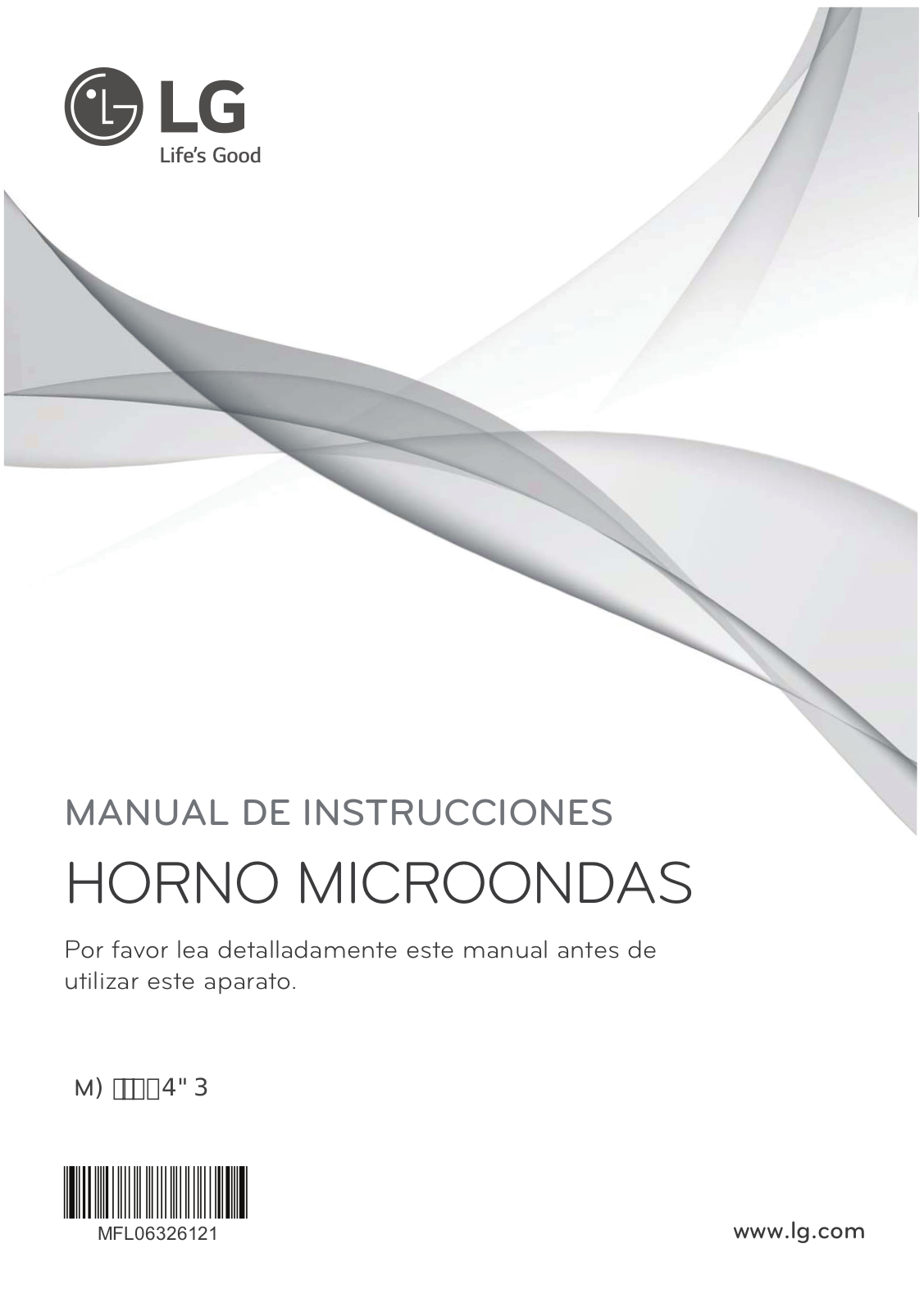 LG MH1143SAR user manuals