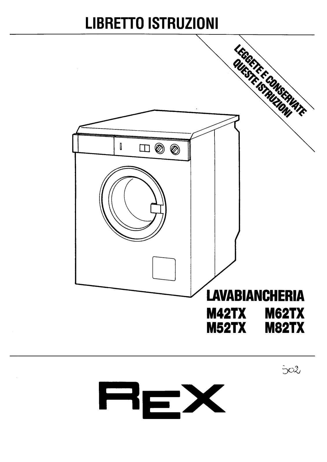 Rex M82TX, M62TX, M42TX, M52TX User Manual