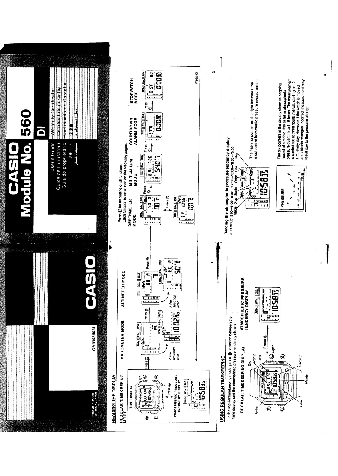 Casio QX-560 User Manual