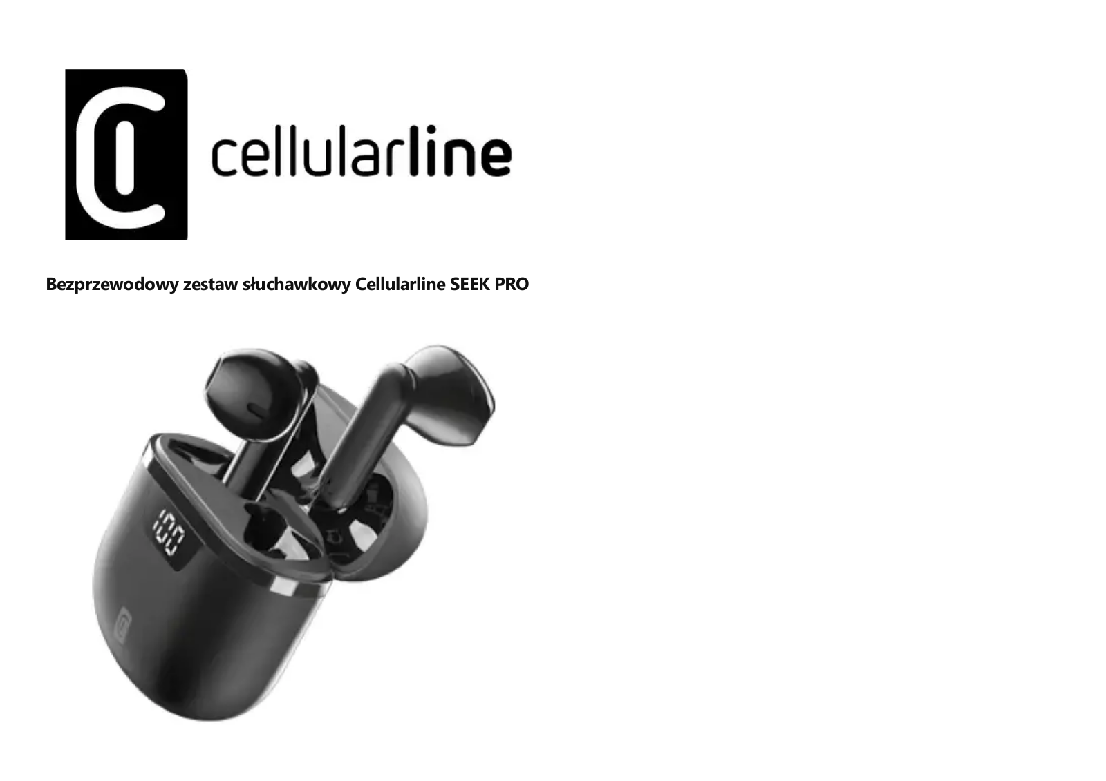 CELLULARLINE Seek Pro, BTSEEKPROTWSD, BTSEEKPROTWSK, BTSEEKPROTWSW, BTSEEKPROTWSV User guide - ManualMachine.com