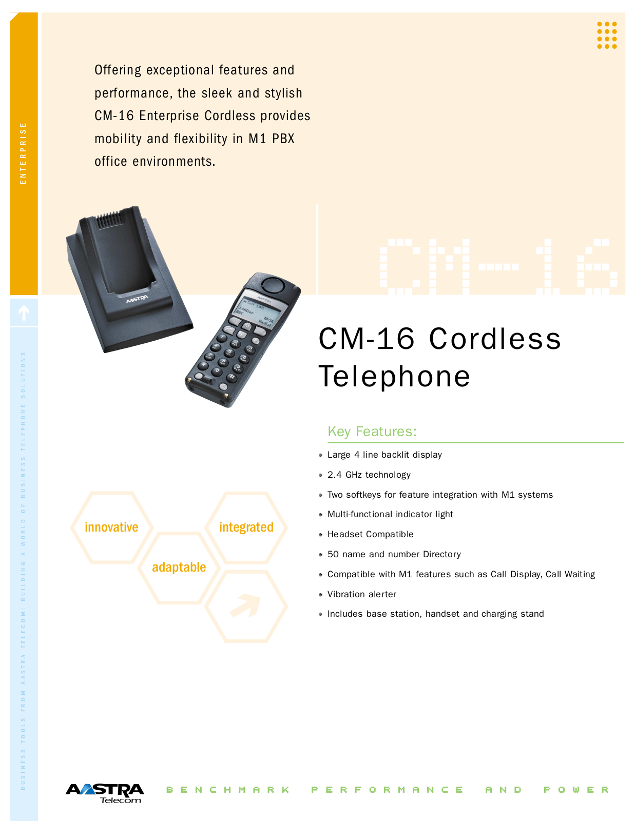 Mitel Networks CM16 Advertising literature