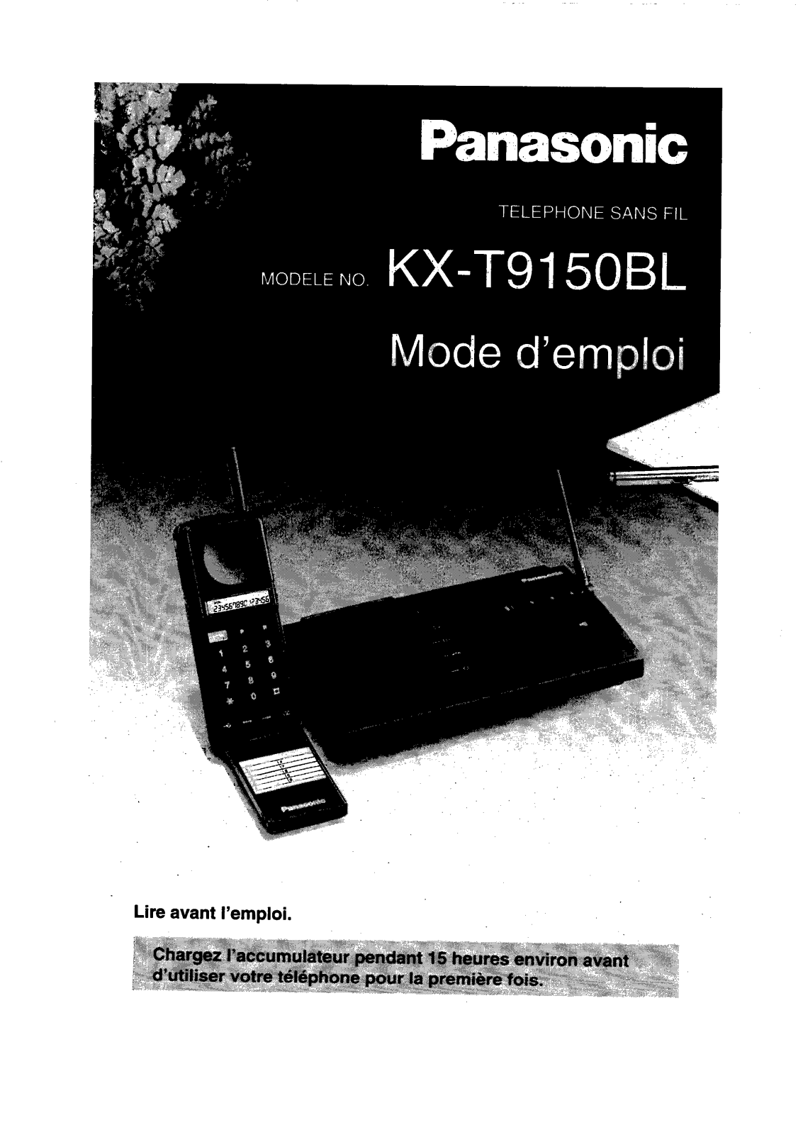 PANASONIC KX-T9150BL User Manual