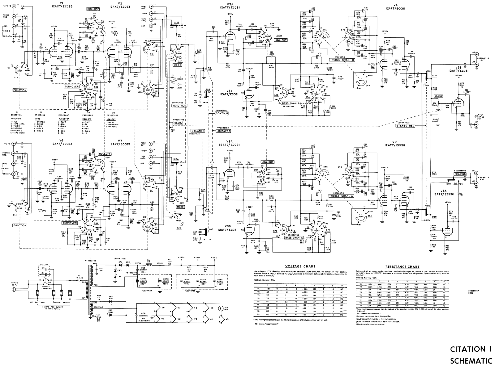 Harman Kardon Citation 1 Schematic