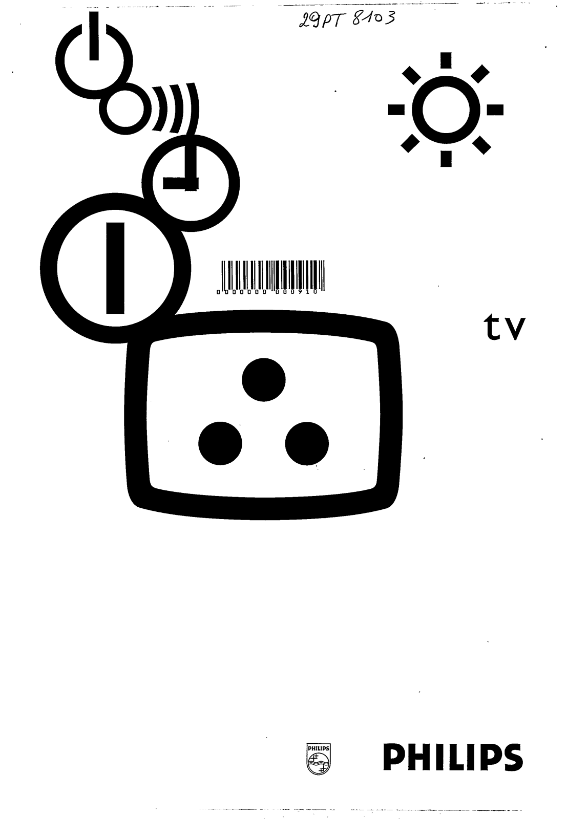 Philips 29PT8103-12 User Manual