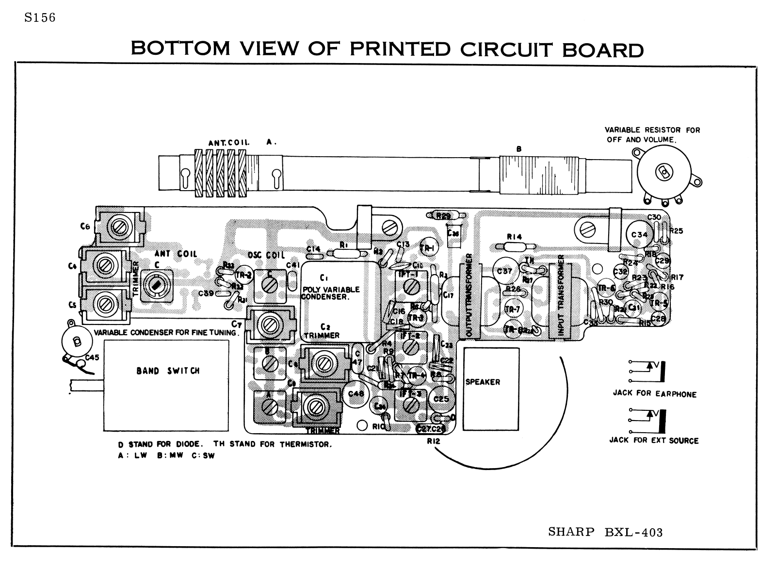 Sharp BXL-403 Cirquit Diagram