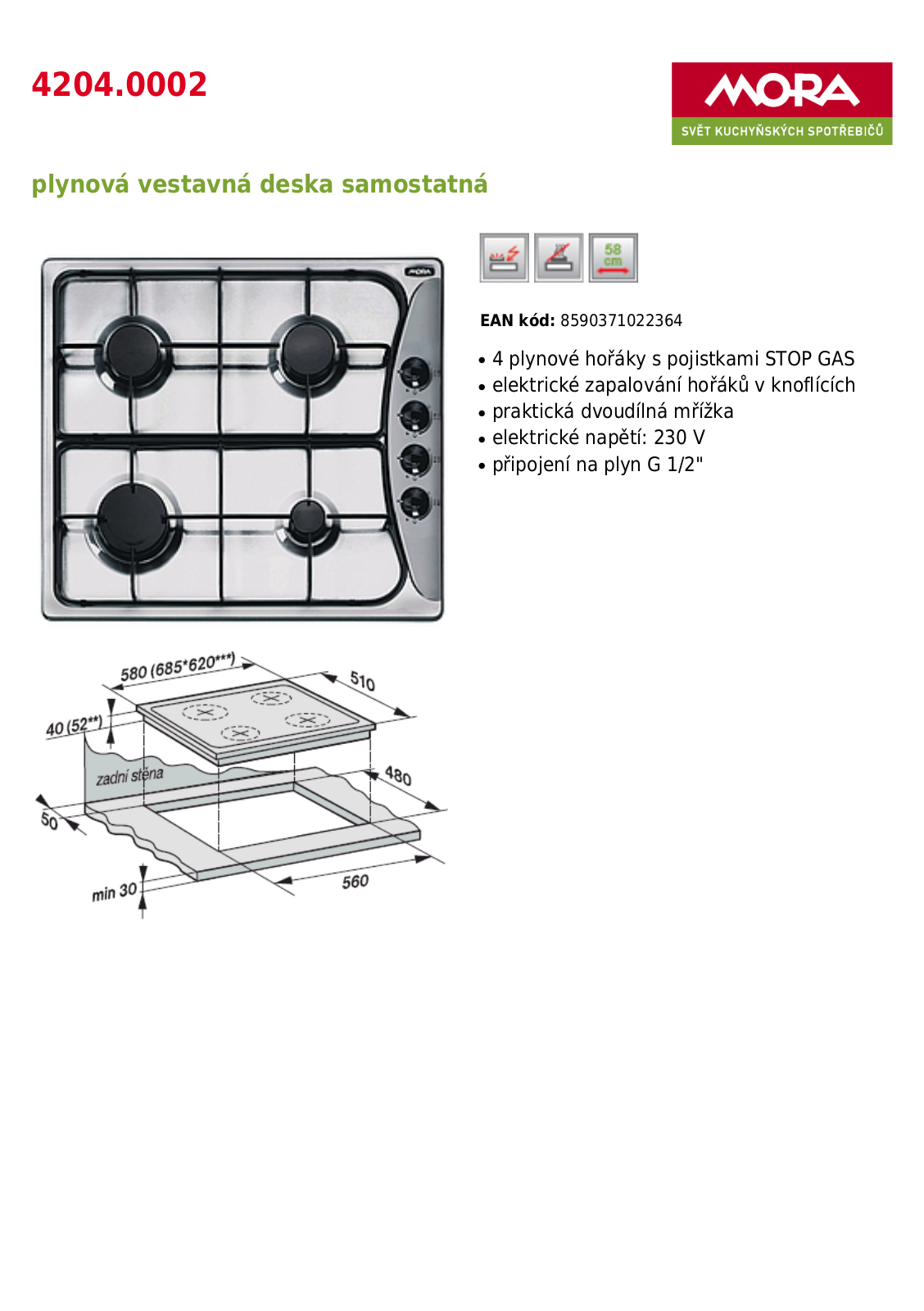 Mora VD 4204.0002 User Manual