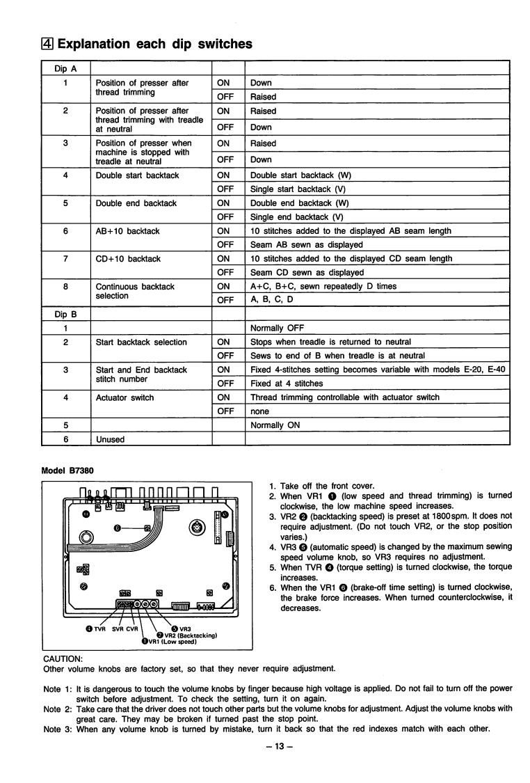 Brother MD-803, MD-813 Mark II Instruction Manual