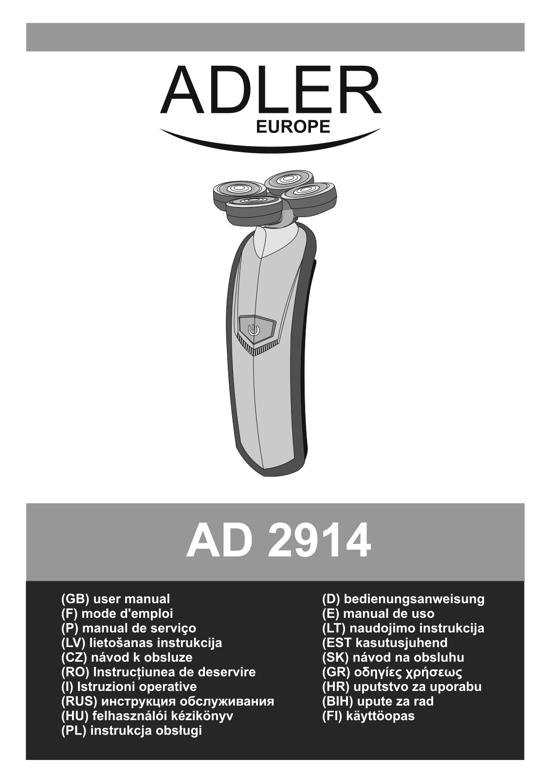 Adler AD 2914 User Manual