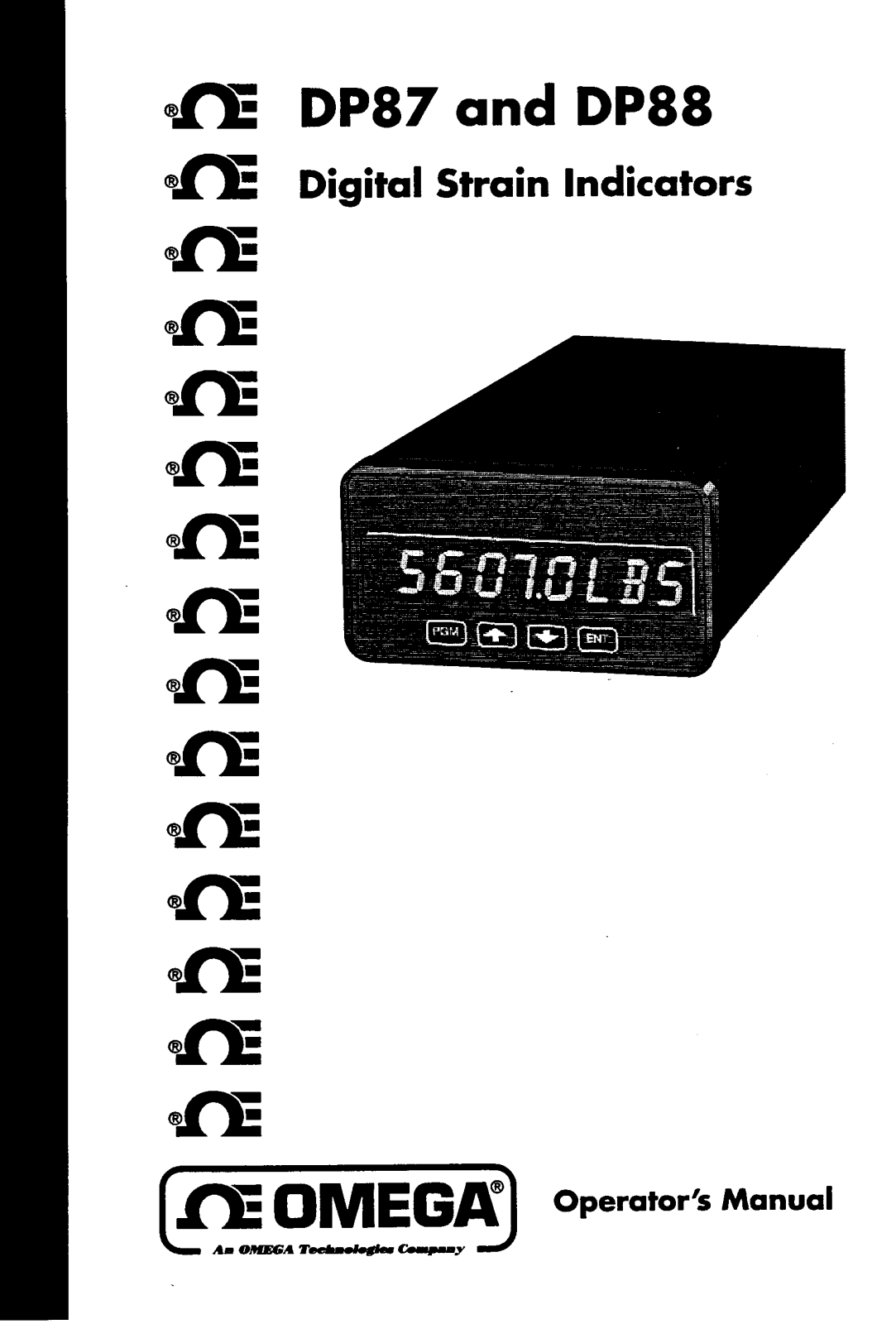 Omega DP87, DP88 User guide - ManualMachine.com