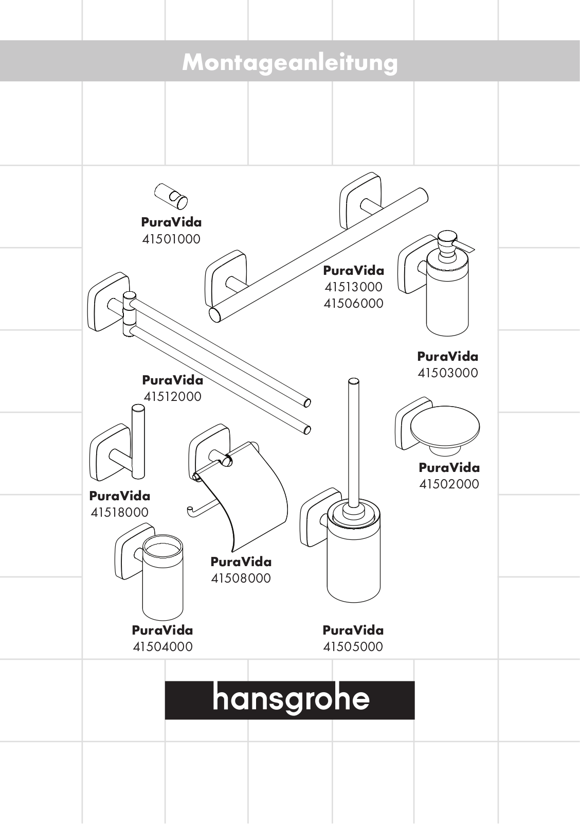 Hansgrohe 41504000, 41502000, 41503000 User Manual