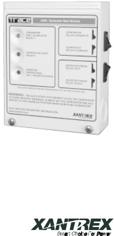 Xantrex GSM User Guide