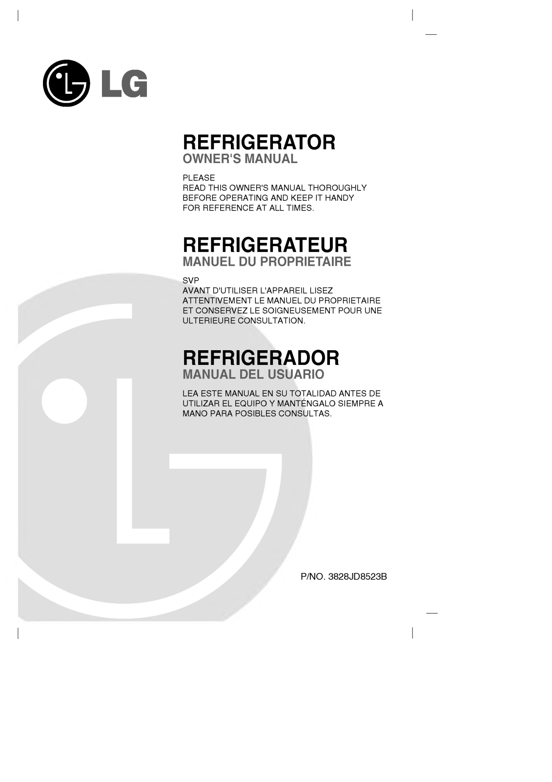 LG GC-051SB.AWTQGSF, GC-051SS.ASWQGSF User Manual