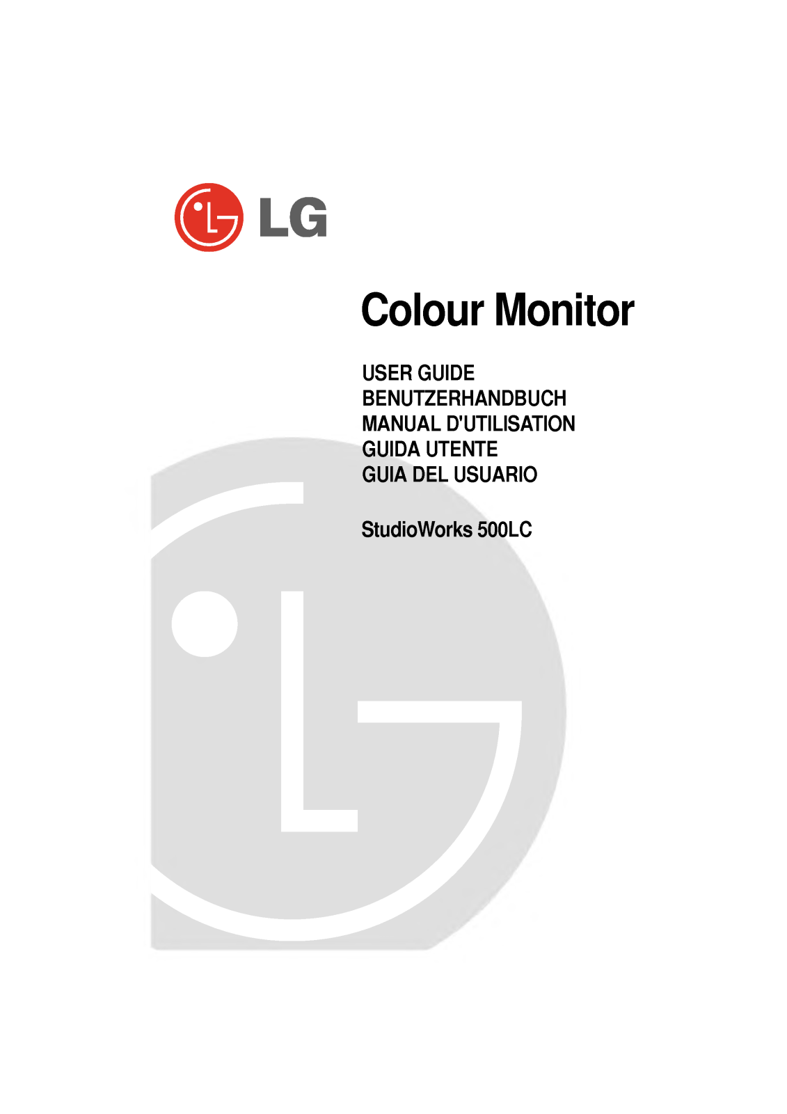 Lg STUDIOWORKS 500LC User Manual