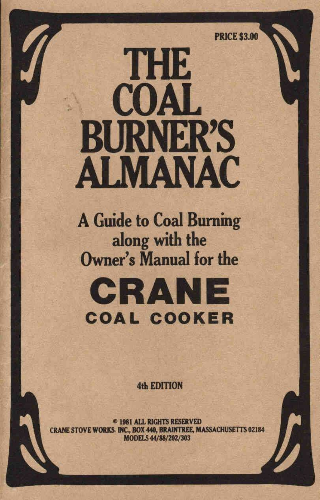 Crane 44, 88, 202, 303 Owner's Manual